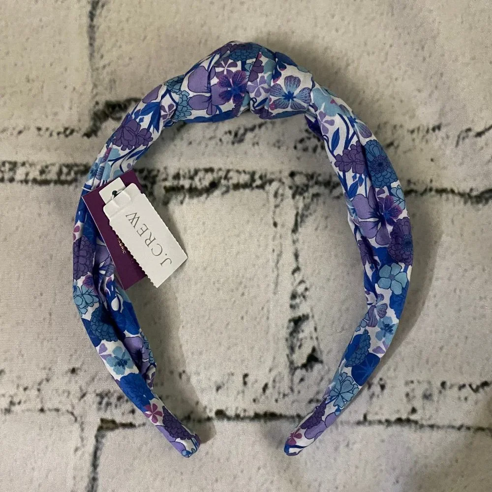 J. Crew Knot headband in Liberty print